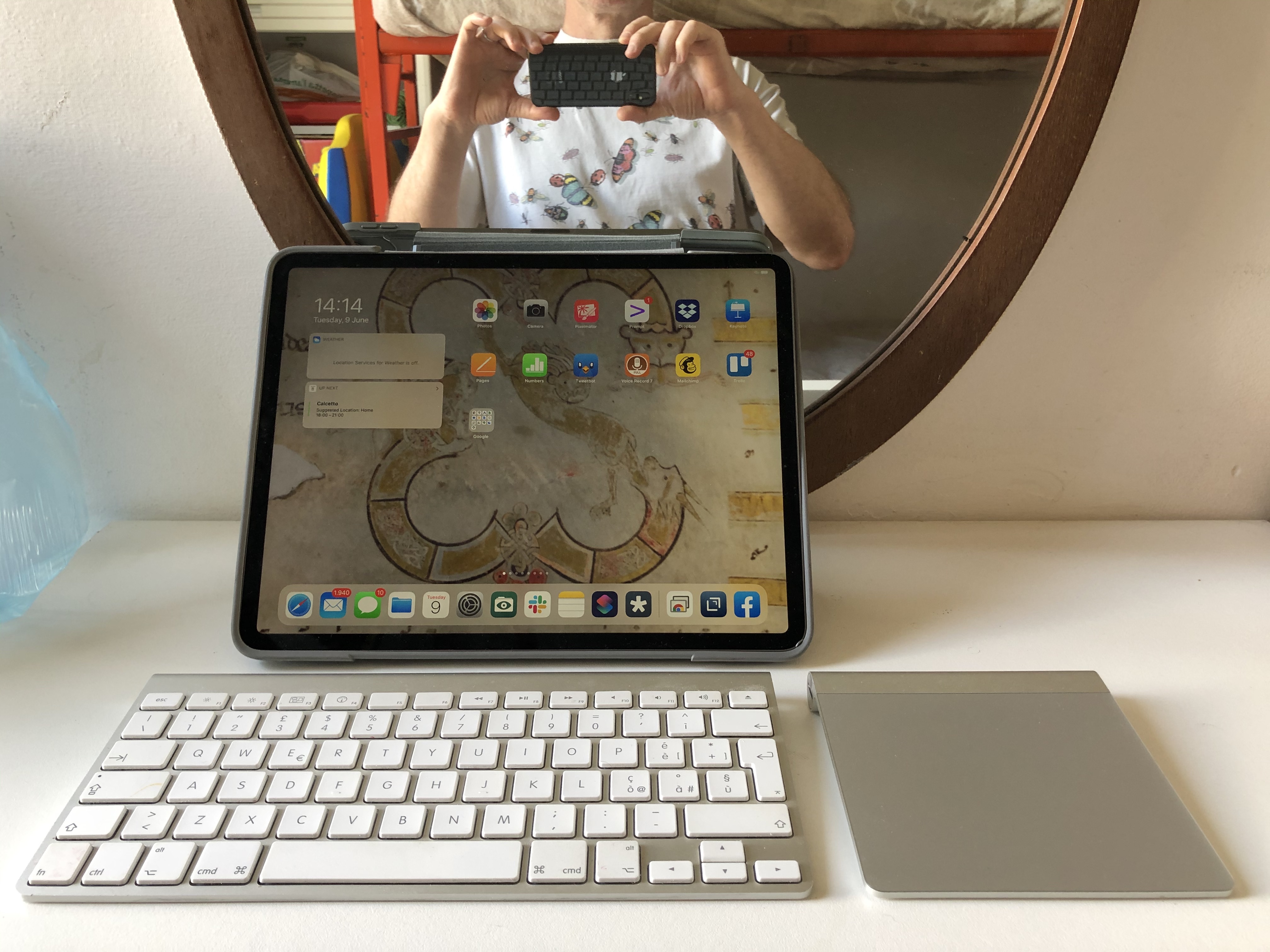 iPad Pro con Magic Trackpad iPad Pro con Magic Trackpad