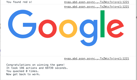 Il finale dell’avventura testuale nascosta dentro Google Il finale dell’avventura testuale nascosta dentro Google